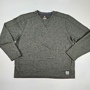 Rugged Elements Men's XXL Gray Performance Long Sleeve Crew Neck Shirt Stretch